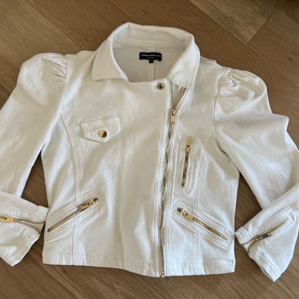GENERATION LOVE COSITA CREPE MOTO WHITE